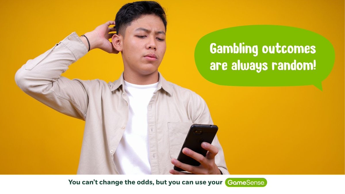 Myth: “If I play long enough, I’ll eventually win it back.”
Fact: Gambling outcomes are always random. Sticking to your limits—not chasing losses—is what keeps play safer and on your terms. #GameSenseMA