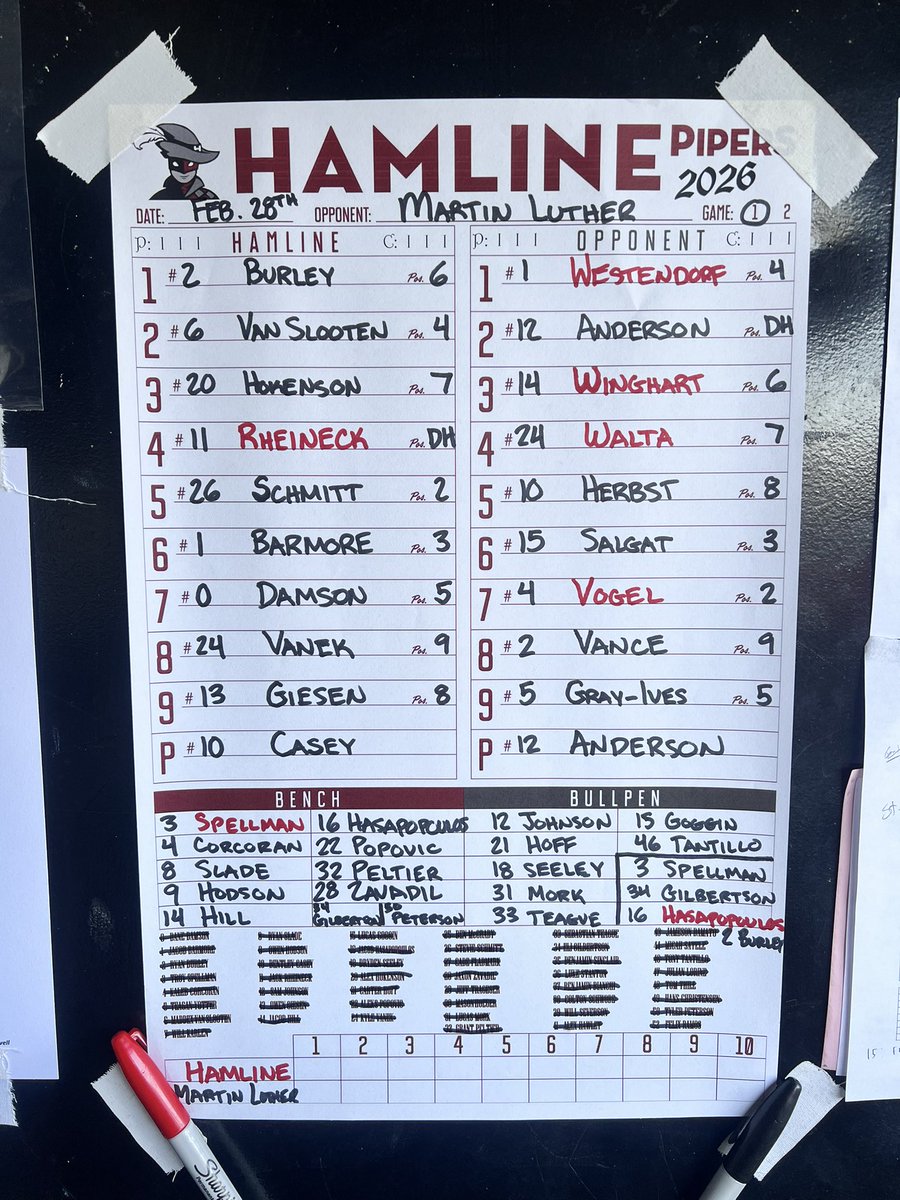 Hamline Baseball tweet media