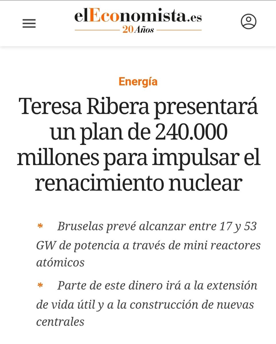 RawScienceBlog's tweet photo. Por fin Europa vuelve a abrir la puerta a la energía nuclear! 

Lo que deja un sabor amargo es quién lidera ahora ese plan:
@Teresaribera, la misma que impulsó el cierre nuclear en España.

La energía no debería cambiar según la geografía del cargo! https://t.co/8jULJu9zaj