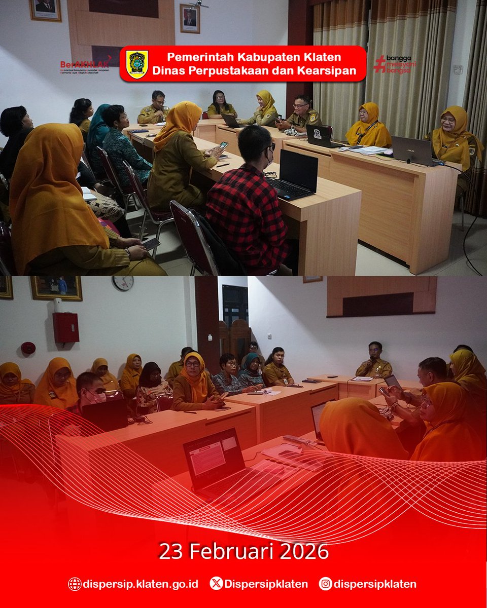 Dinas Perpustakaan dan Kearsipan Klaten tweet media