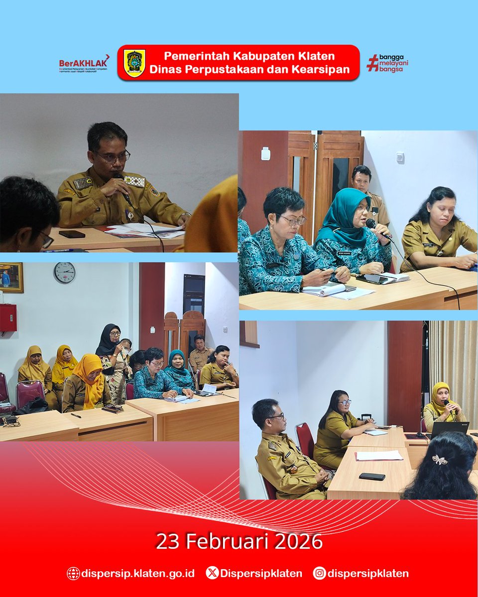 Dinas Perpustakaan dan Kearsipan Klaten tweet media