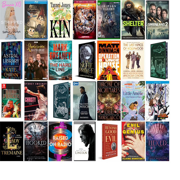 This week the Salina Public Library has 71 new books and 20 new movies.  New items include Stripped Down. wowbrary.org/nu.aspx?p=5578…