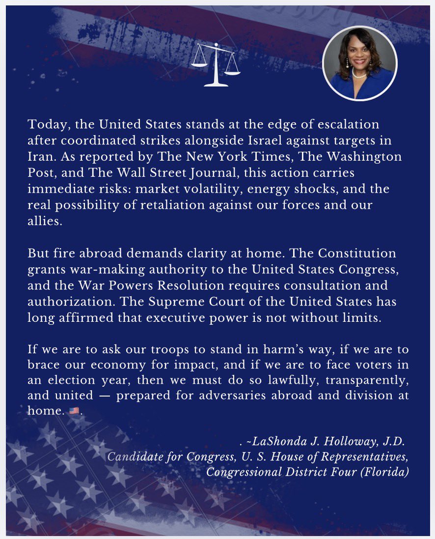 LaShonda “L. J.” HOLLOWAY tweet media