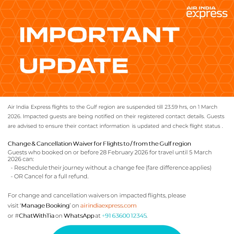 Air India Express tweet media