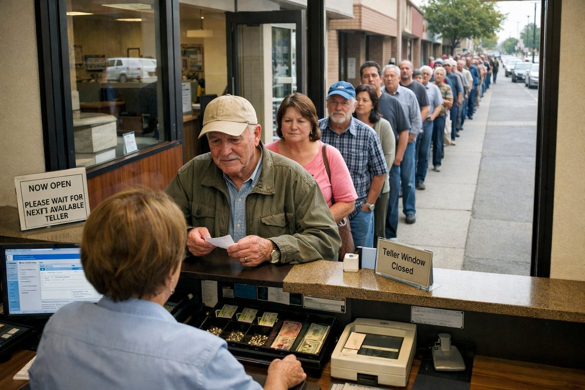 "They usually have two tellers in my local bank, except when it's very busy.  Then, then they have one." -- Rita Rudner  [Chuckle]  Real estate tends to fall by 45% during great recessions.  If you own a commercial first trust deed that started at 58% LTV, and a great recession