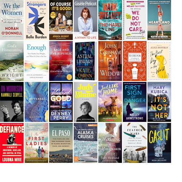 CPLSC_Angola's tweet photo. This week the Carnegie Public Library of Steuben County has 64 new books.  New items include We the Women. https://t.co/w9t8SX175x https://t.co/H7b7o2uJrg