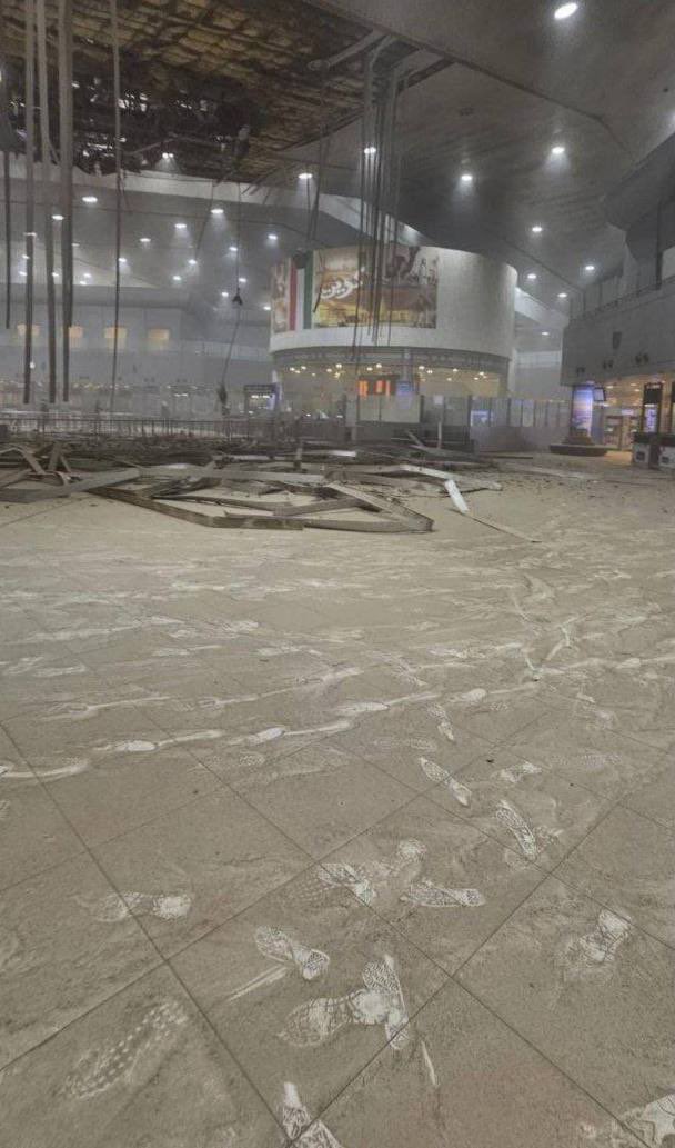 Kuwait international airport was hit by Iranian missile