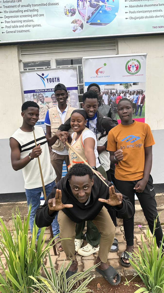 KampalaYec's tweet photo. 👌What a day filled with fan alongside health services uptake!!! With @youthpluskitebi and @beracare, we have held our second edition of the Pool table tournament at the Kitebi Health Centre III Youth Corner.

📌This is what #YouthFriendlyServices look like. #YouthCan #SRHR https://t.co/FNeJczx6iX