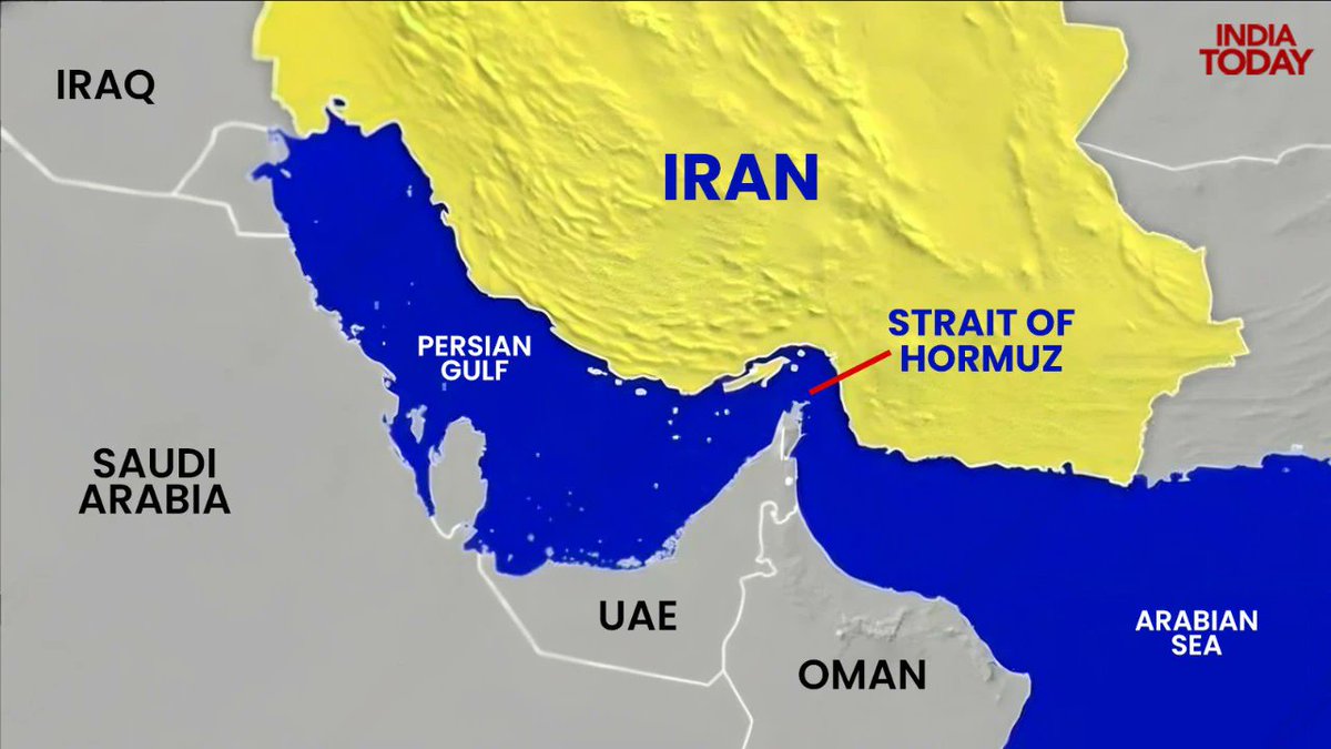 BREAKING: Iran is telling vessels that they are closing the Strait of Hormuz, per Reuters.

Over 20% of global oil supply is potentially coming to a halt.