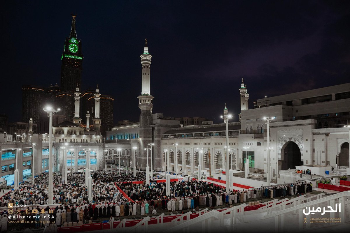 ghazishahrani's tweet photo. #حياكم_الله

العشرُ الثانية ليست امتدادًا للوقت فقط،
بل ارتقاءٌ في النيّة، ومضاعفةٌ للأمانة، وعملٌ يُؤدّى بكل إخلاص.

جهودٌ تُدار بأفئدة مُحبة،
وتفاصيلُ تُتقن بعناية،
ليؤدي ضيوفُ الرحمن عباداتهم في سكينةٍ تُشبه المقصد، ويُسرٍ يليق بالمكان.

اللهم تقبّل، وبارك في كل جهد، واحفظ بلادنا، واجعل الخدمة عبادة، والعمل قُربى.
