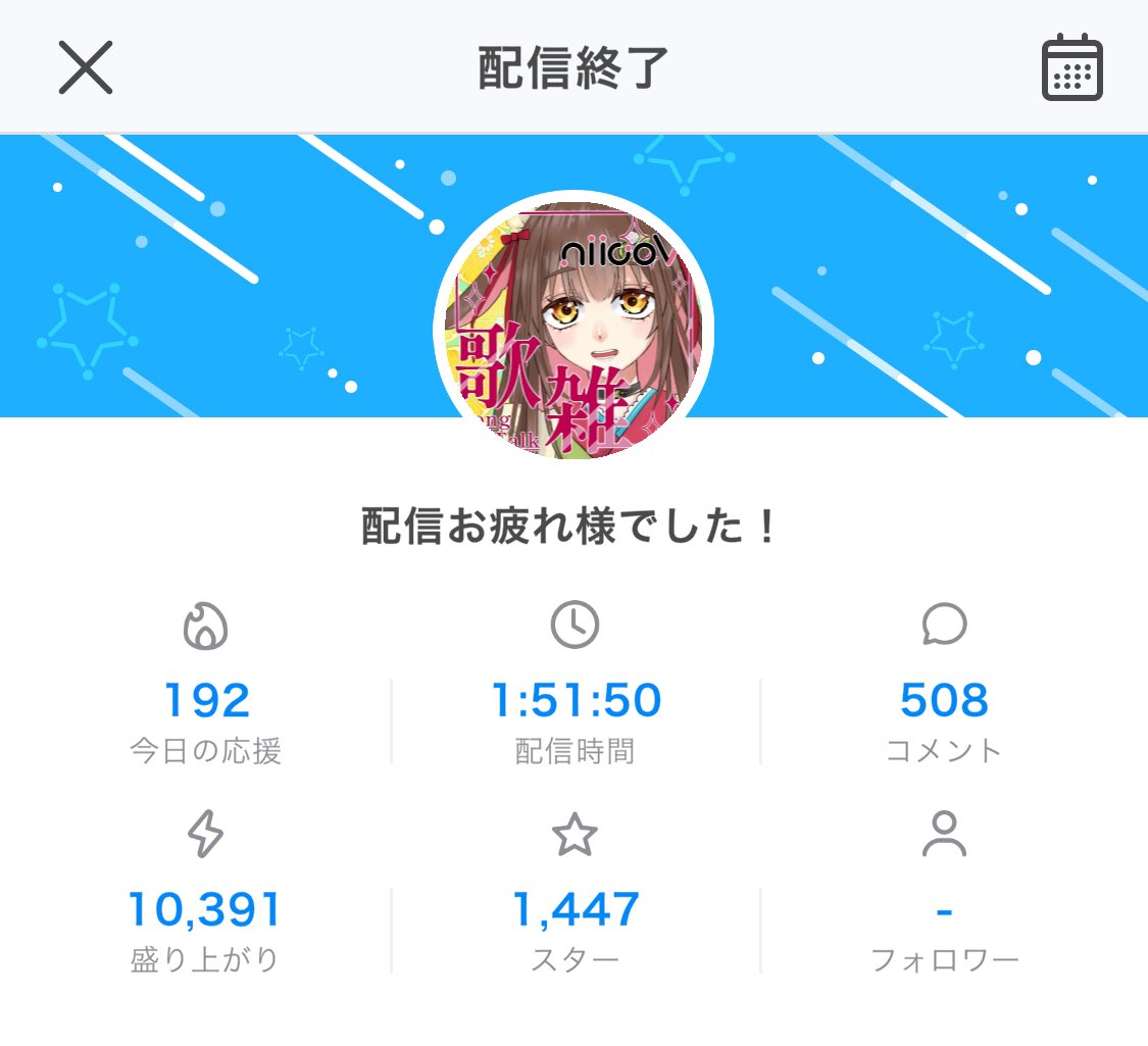 配信ありがとうー！！！ 3月、やって来ちまったな───── 2月も枠に