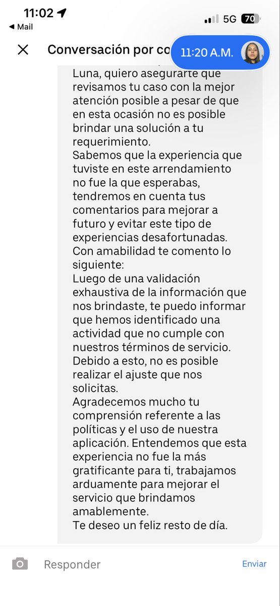Mally_Velasquez's tweet photo. @Cómo es posible que la respuesta de ustedes sea esta… NEFASTO SERVICIO EL DE @Uber_Col  

Este taxista adscrito a #UBER COBRÓ DE MÁS A DOS PERSONAS DE LA 3ra edad y la plataforma me da esa respuesta 👏 https://t.co/T1xIXvcXD4