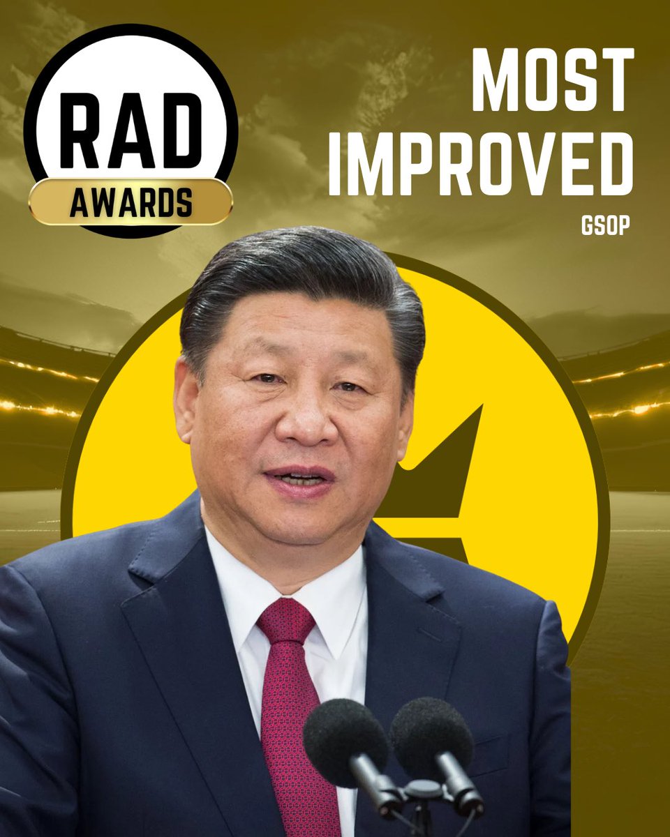 TheRadLeagueX's tweet photo. 🏆 WINNER: Winning your first ever Rad Bowl will win you this kind of thing. A flawless year with not much you can improve on = the most improved GM, @GSOP2019. 🫡 https://t.co/QJUUWglflO