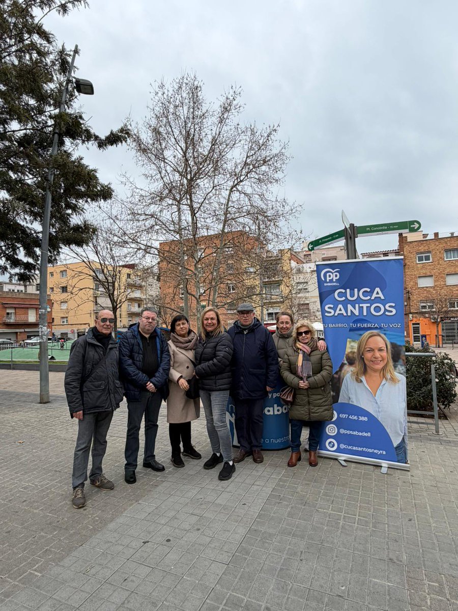 PPSabadell's tweet photo. Esta mañana hemos estado en Ca n’Oriac escuchando a los vecinos y presentando nuestras propuestas para mejorar el barrio.
Más seguridad, mejor mantenimiento y apoyo al comercio local.
Seguimos trabajando para que Sabadell funcione.
#CaNOriac #Sabadell #Barrios #MásSeguridad https://t.co/bmwPnuhVeK