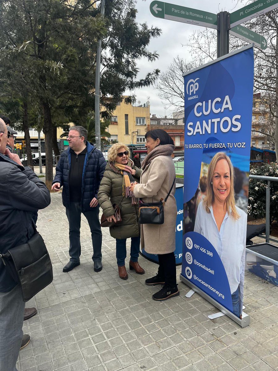 PPSabadell's tweet photo. Esta mañana hemos estado en Ca n’Oriac escuchando a los vecinos y presentando nuestras propuestas para mejorar el barrio.
Más seguridad, mejor mantenimiento y apoyo al comercio local.
Seguimos trabajando para que Sabadell funcione.
#CaNOriac #Sabadell #Barrios #MásSeguridad https://t.co/bmwPnuhVeK