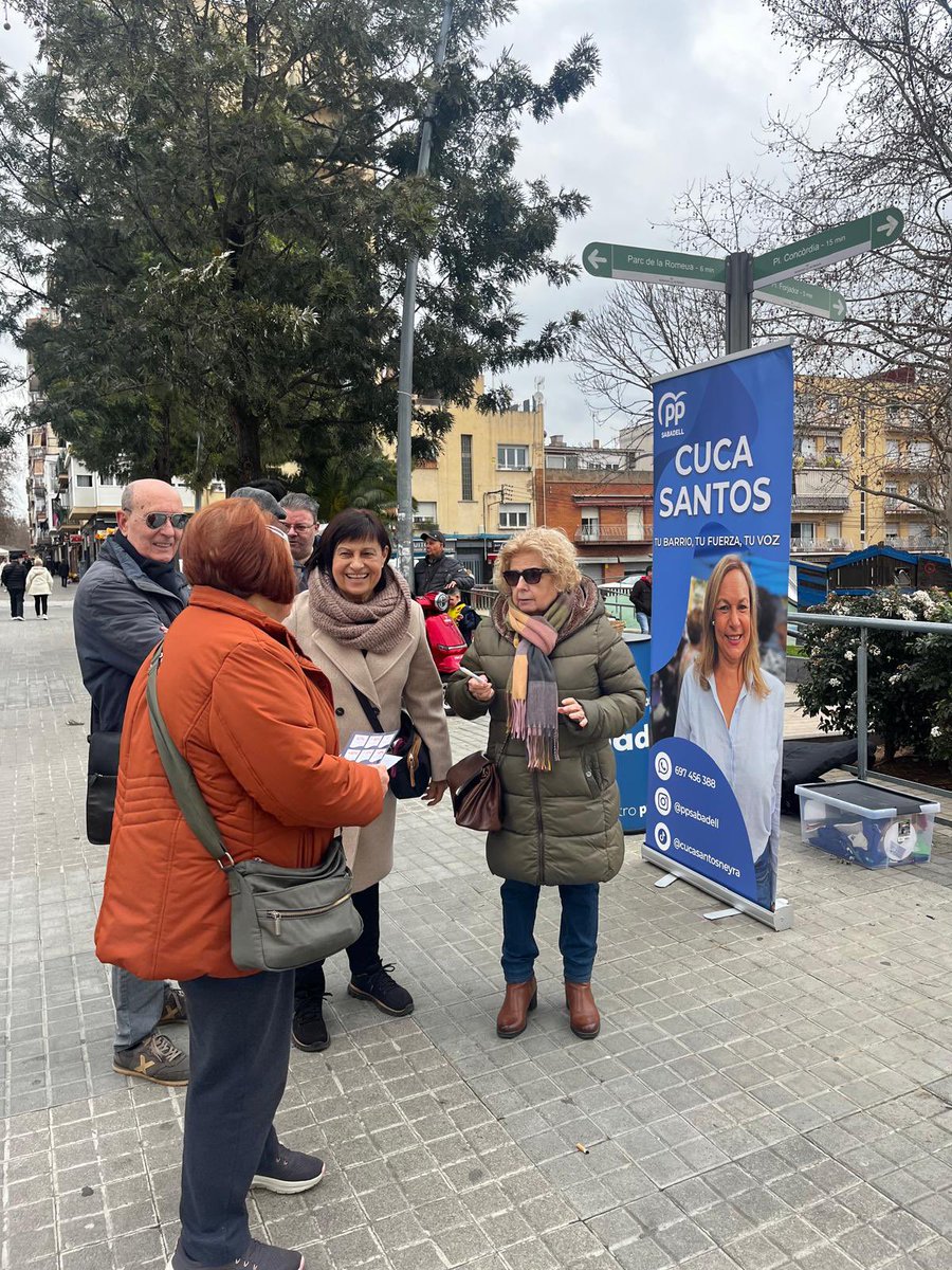 PPSabadell's tweet photo. Esta mañana hemos estado en Ca n’Oriac escuchando a los vecinos y presentando nuestras propuestas para mejorar el barrio.
Más seguridad, mejor mantenimiento y apoyo al comercio local.
Seguimos trabajando para que Sabadell funcione.
#CaNOriac #Sabadell #Barrios #MásSeguridad https://t.co/bmwPnuhVeK
