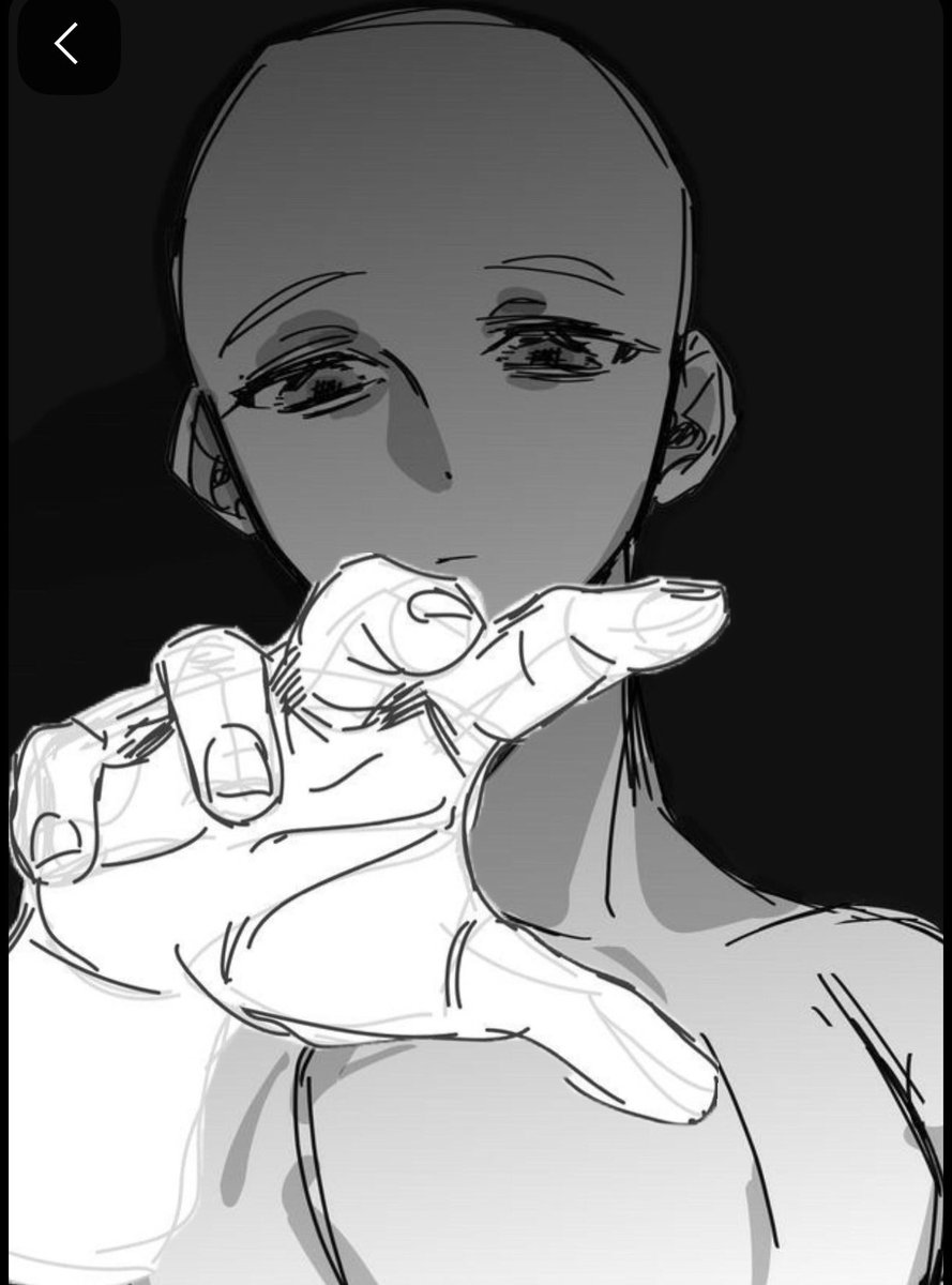 Used this base to trace the hand so I can get a better feeling of perspective 🥲