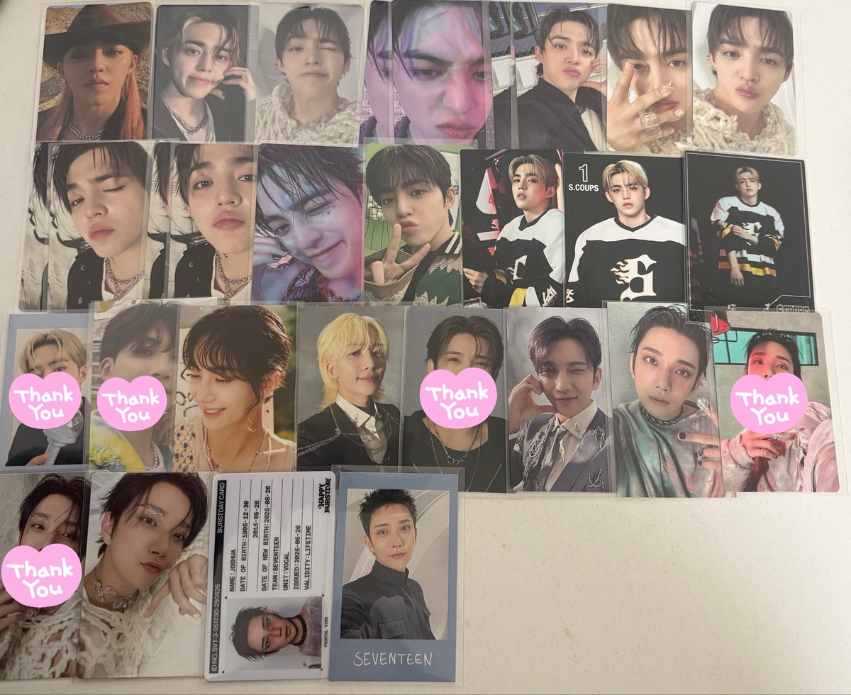 SEVENTEEN セブン 過去 トレカ 交換 譲 エスクプス ジョンハン