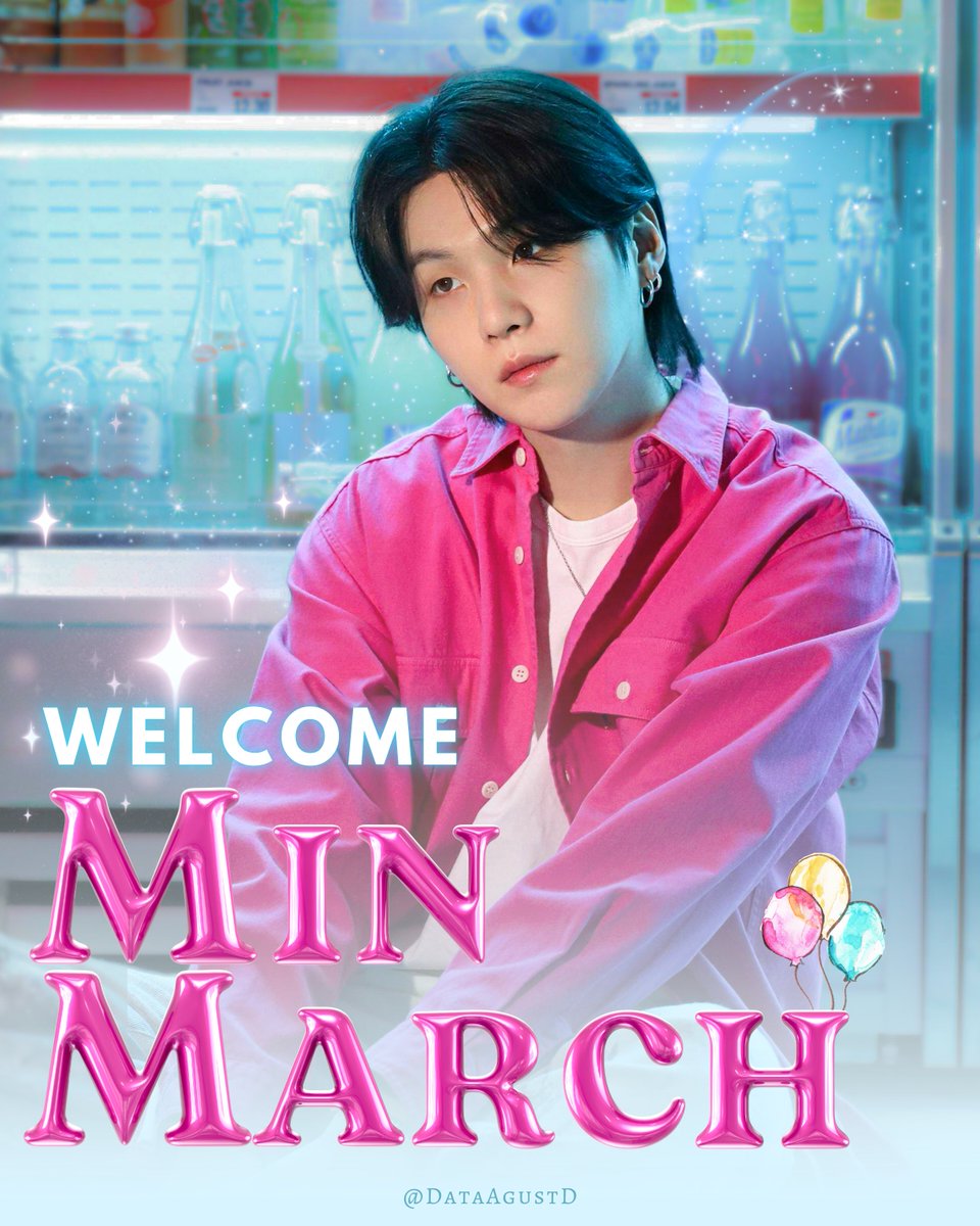 Let's celebrate MINMARCH by trending higher! 🥰💜🎉

RT &amp; Reply!

MINMARCH IS HERE
WELCOME MINMARCH
#MinMarch2026 #MinMarch
#SUGA #AgustD #슈가 #방탄소년단슈가
