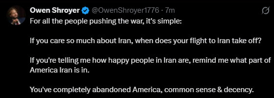 This complete ASSCLOWN fails to mention the fact that Iran launched missiles at five different countries.

He only does this because he knows his followers are retarded.