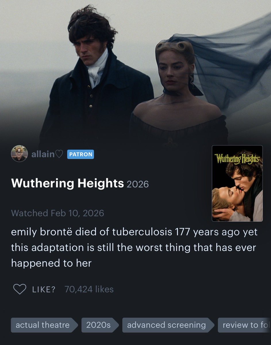 letterboxd reviews with threatening auras tweet media