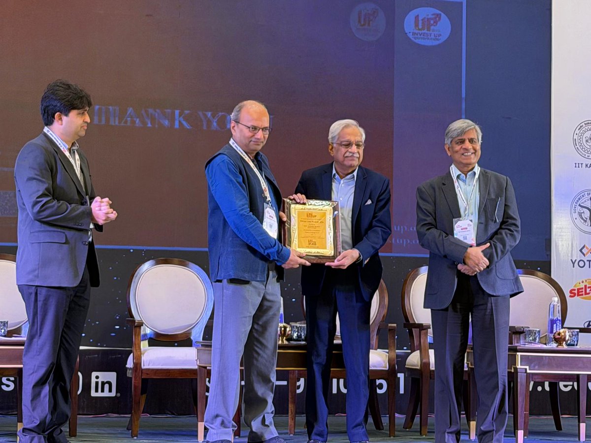 incubatorIITK's tweet photo. At TiECon UP 2026, Startup Incubation and Innovation Centre, IIT Kanpur evaluated 20 startups 8 shortlisted, 6 from SIIC, strengthening deep-tech investment and industry–academia convergence with Indian Institute of Technology Kanpur leadership.
#DeepTech #TiEConUP #IITKanpur https://t.co/i1MjGtnkBR