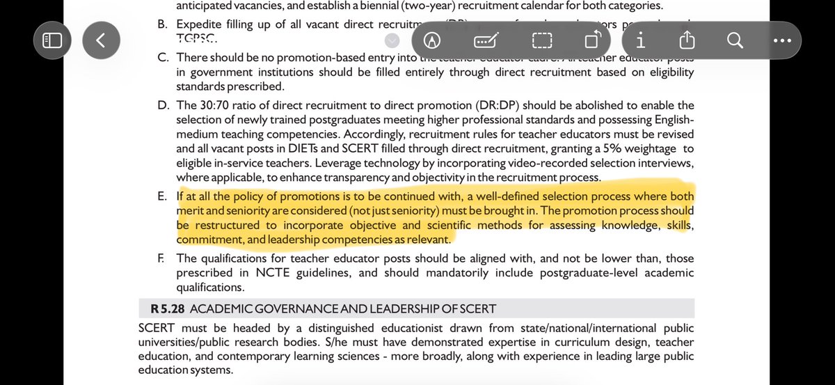 Education policy for Telangana 2026 లో నాకు బాగానచ్చింది ఈదే.

గౌట్ టీచర్ల బలుపు వంచాలి అంటే ఇవి కచ్చితంగా అమలు చెయ్యాలి.

వచ్చే జీతం సరిపోనట్టు చిట్టీల దందాలు, ప్రైవేట్ ట్యూషన్స్ చెప్పడం, రియల్ ఎస్టేట్ వ్యాపారం చెయ్యడం.
#EducationPolicy