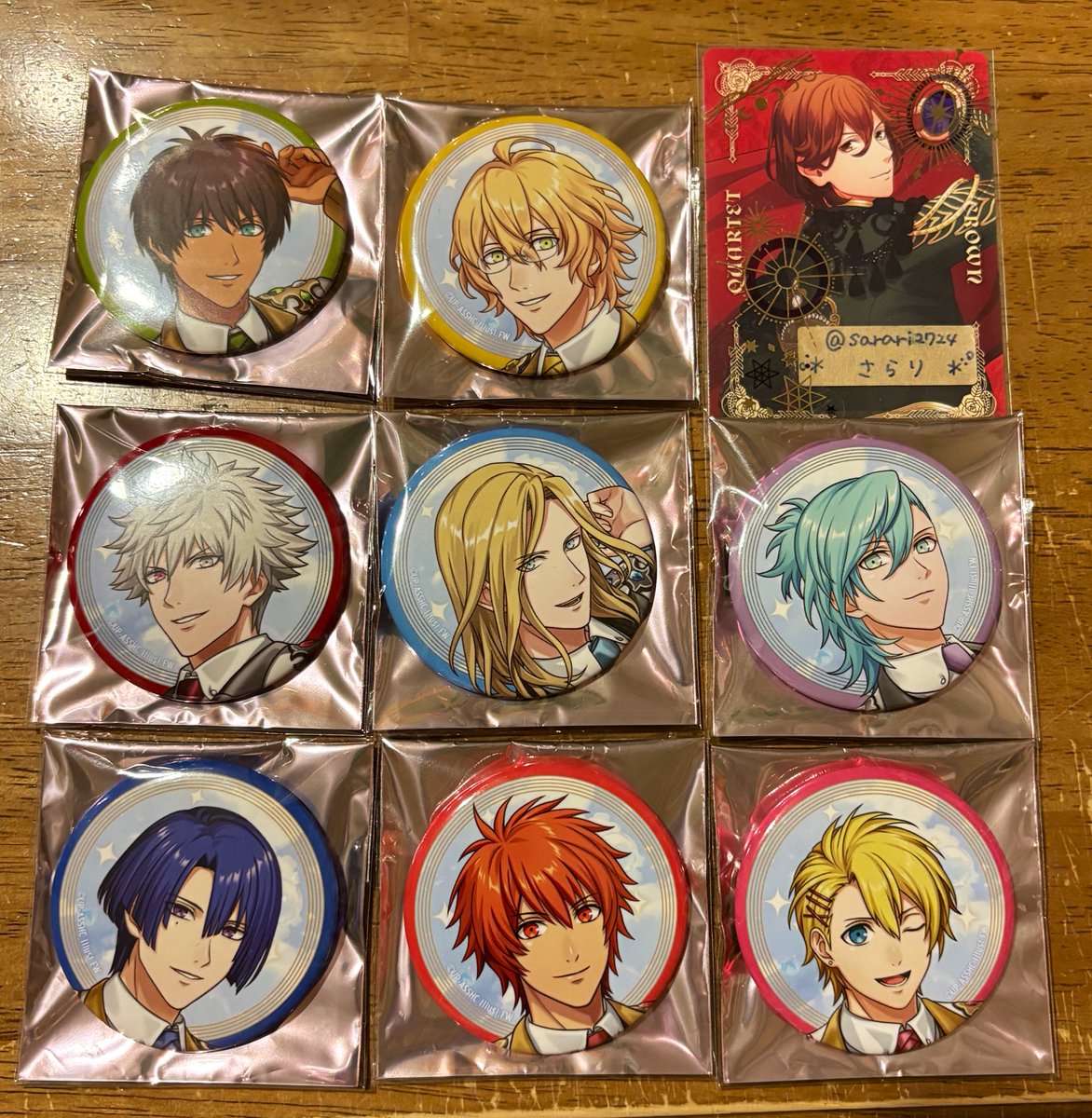 交換】 うたプリ ASS Happy Celebration 缶バッジ 特典 チュール刺繍