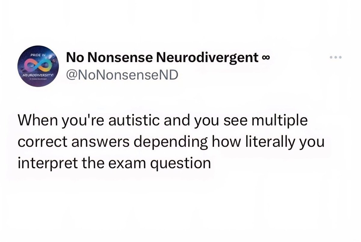 No Nonsense Neurodivergent (@nononsensend) on Twitter photo 