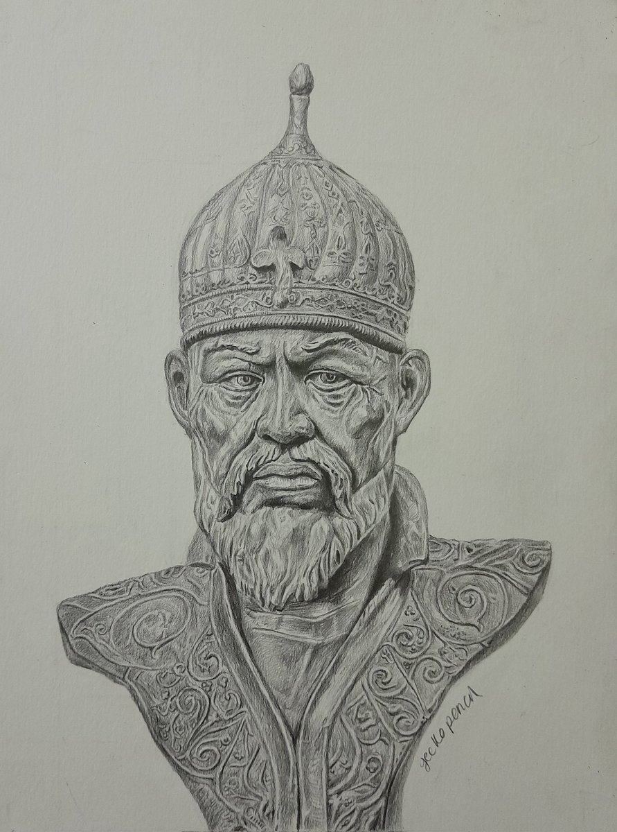 geckopencil's tweet photo. I draw tamerlane statue. Greatest conqueror of middle asia in 14 centry
#tamerlane https://t.co/oPBC4OOKQM