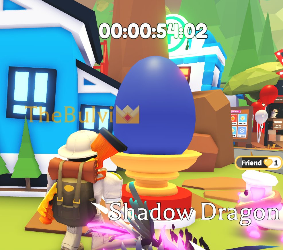 It's Blue! 1 hour to countdown for the new egg. #adoptme #roblox