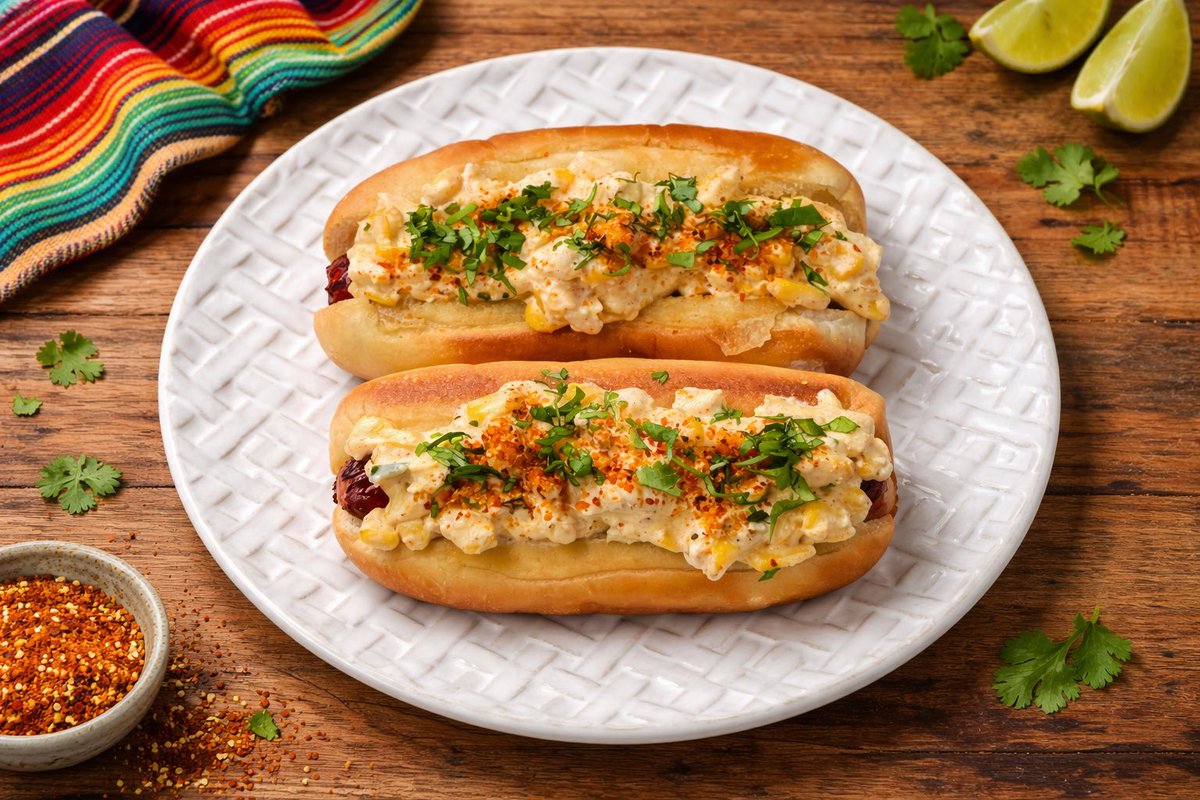 HiatusBrewing's tweet photo. 🌭 Tajín Street Corn Dogs 🌽
Creamy corn topping, fresh cilantro, Tajín finish.
Bright. Savory. 🍻

#HiatusBrewing #StreetCornDogs #Tajin #OcalaEats #BeerAndFood https://t.co/w3JcoyYJHT