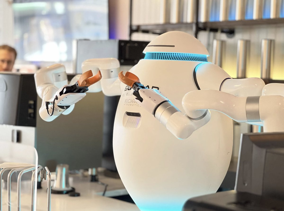 1dilio's tweet image. AI evolving faster than my coffee habit. But if it starts brewing better lattes, I'm tapping out. Who's training who here?
#AI #TechHumor #FutureOfWork