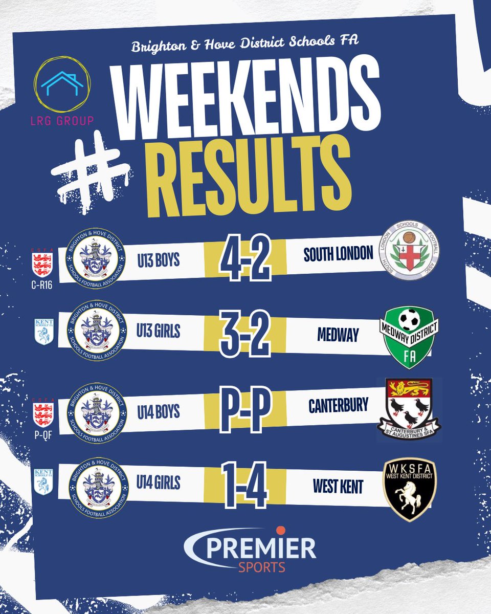 Brighton & Hove District Schools FA tweet media