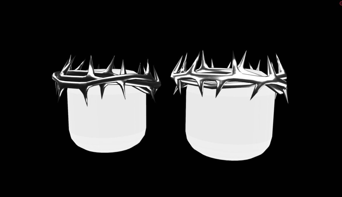AymaneStudio's tweet photo. Spikes Crown custom roblox ugc 
-coms opened-  
Discord username: elkorri 
 #3Dartist #3dart #KnightArt #RobloxUGC #blender https://t.co/8waB1GhUpK