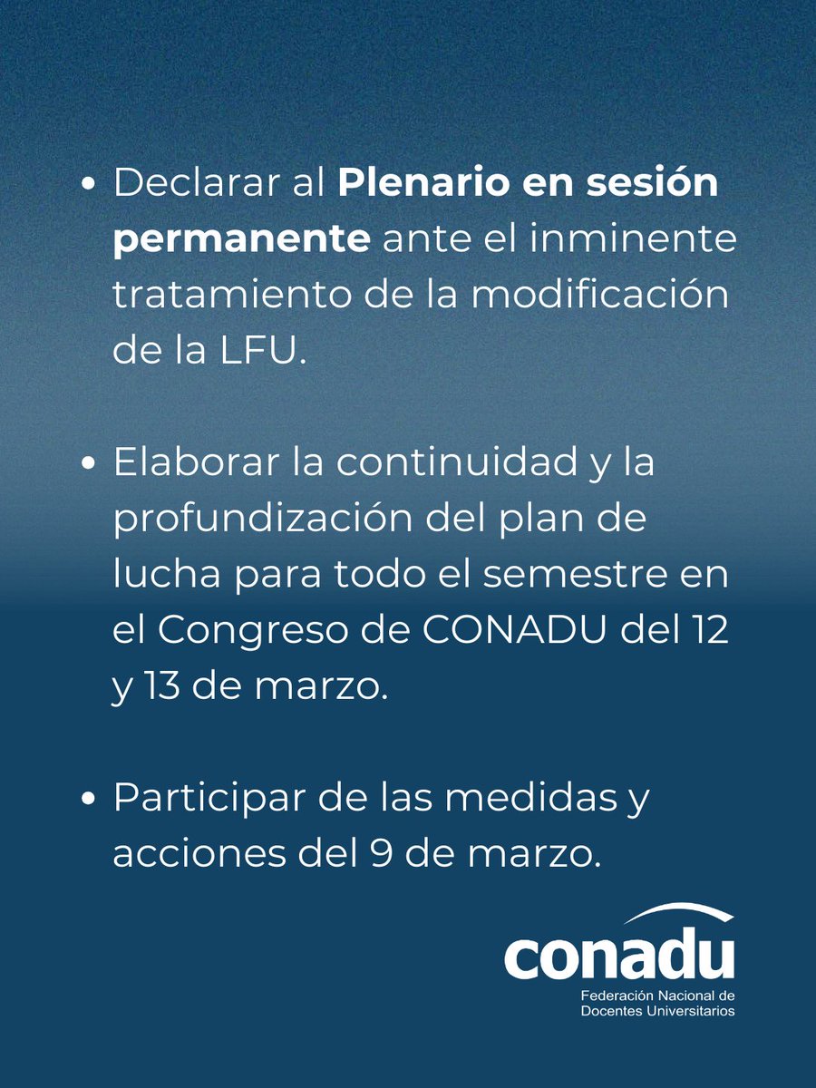 CONADU tweet media