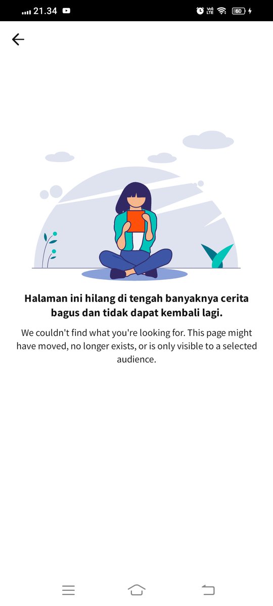 Altwp2's tweet photo. Wattpad kenapa begini semua chapter nya? Error kah?

#wattpad https://t.co/VC69wt5kO9