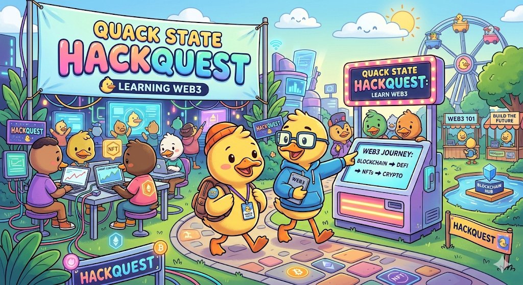 bagashyt's tweet photo. Quack Believers learn Web3 with Quack State HackQuest.
#HackQuest #QuackState https://t.co/MC98oDLvDj