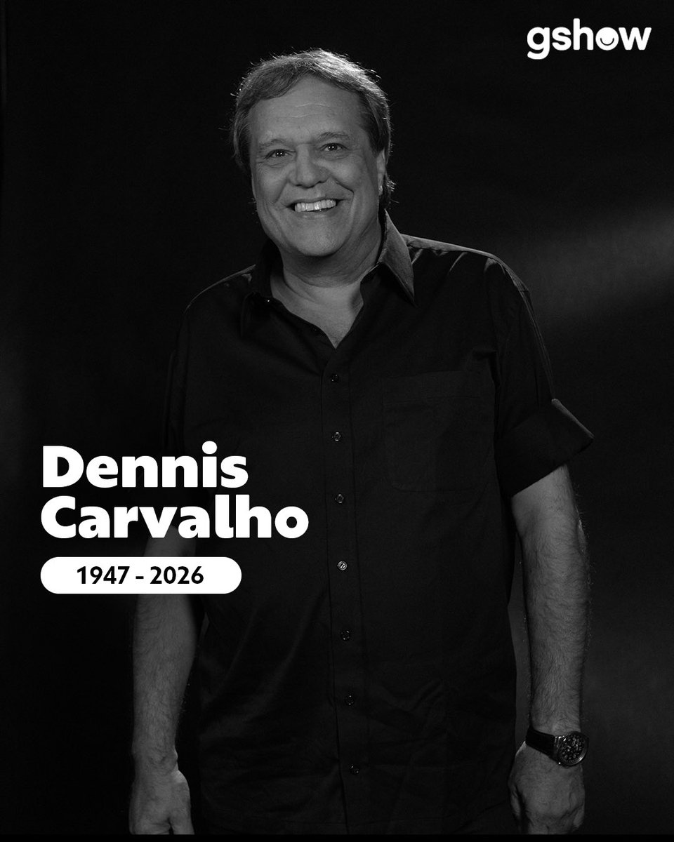 #HOMENAGEM 🙏 O sábado amanheceu mais triste para a teledramaturgia. Perdemos Dennis Carvalho, aos 78 anos, um dos maiores nomes da história da nossa TV 🖤

Ator e diretor brilhante, Dennis esteve por trás de clássicos inesquecíveis como 'Vale Tudo', 'Celebridade', 'Dancin' Days'