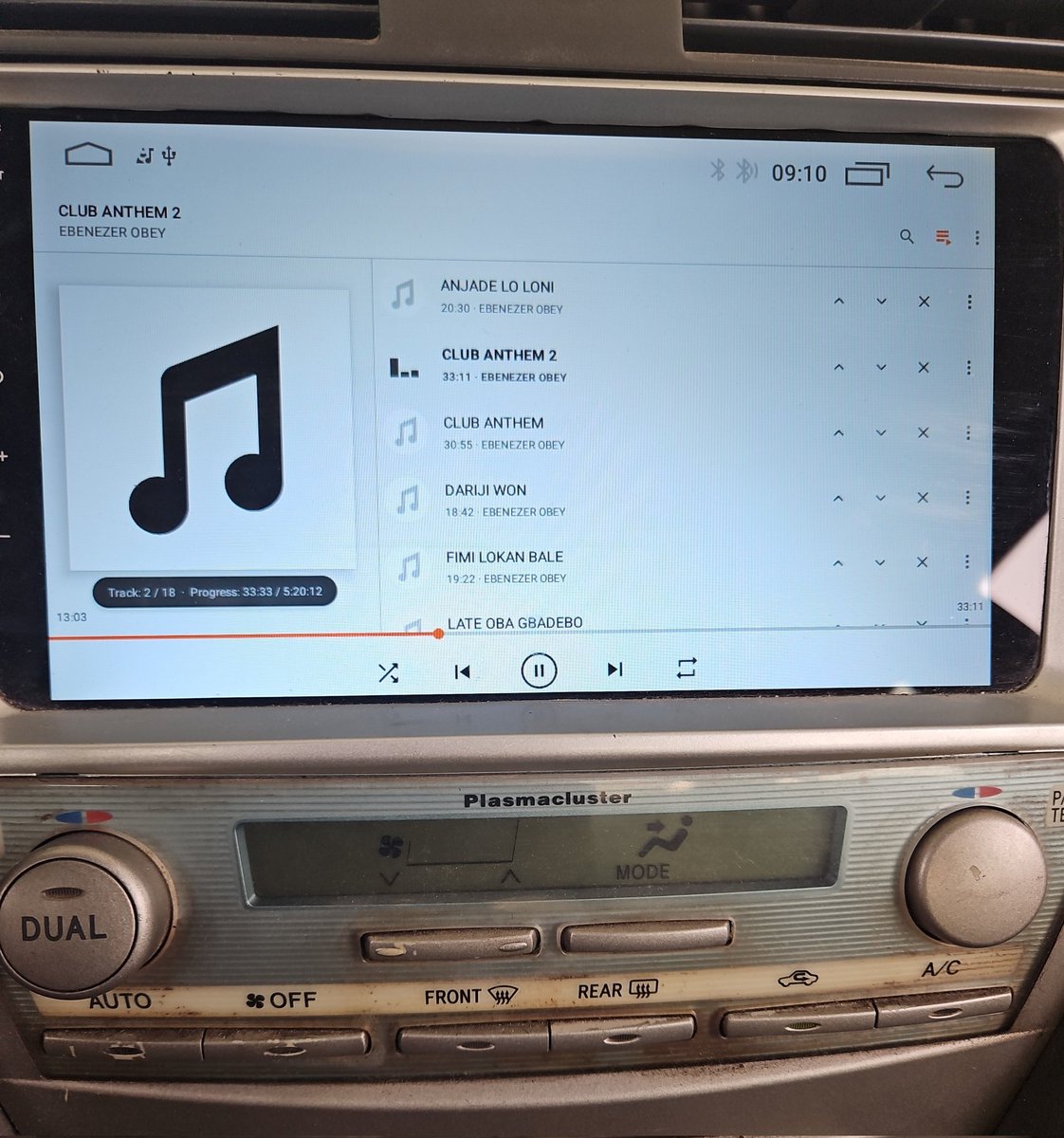 I have a Playlist of Chief Commander Ebenezer Obey's songs in my car. Whenever I do long distance travels which is very often, it's always on repeat. ❤️