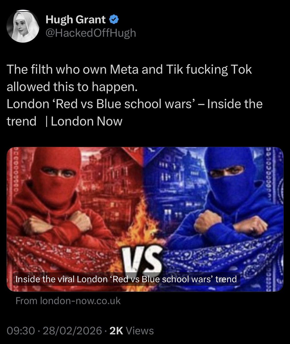 hugh grant deleted tweet from today