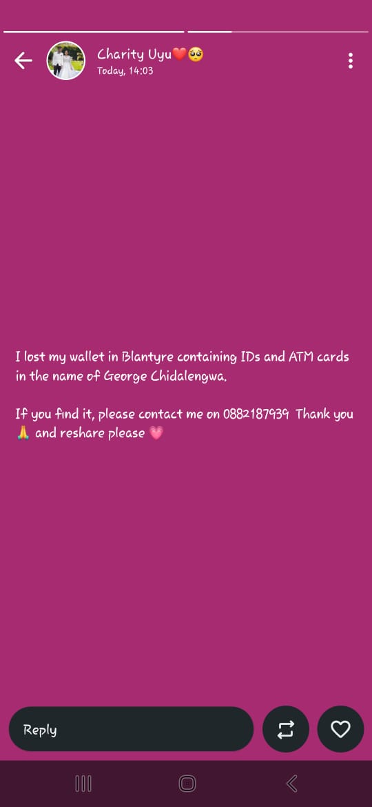 Please retweet 🙏🏽