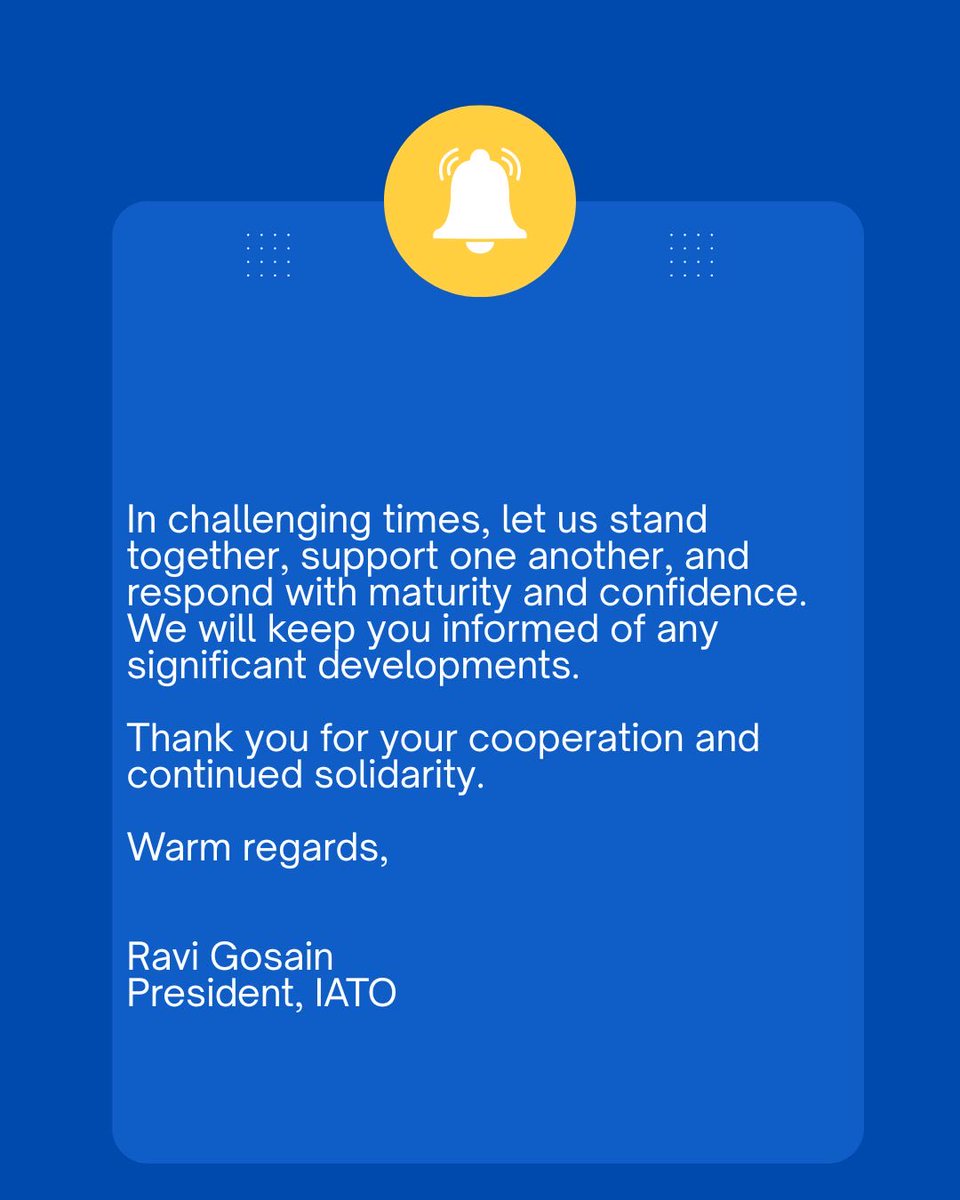 The Indian Association of Tour Operators tweet media