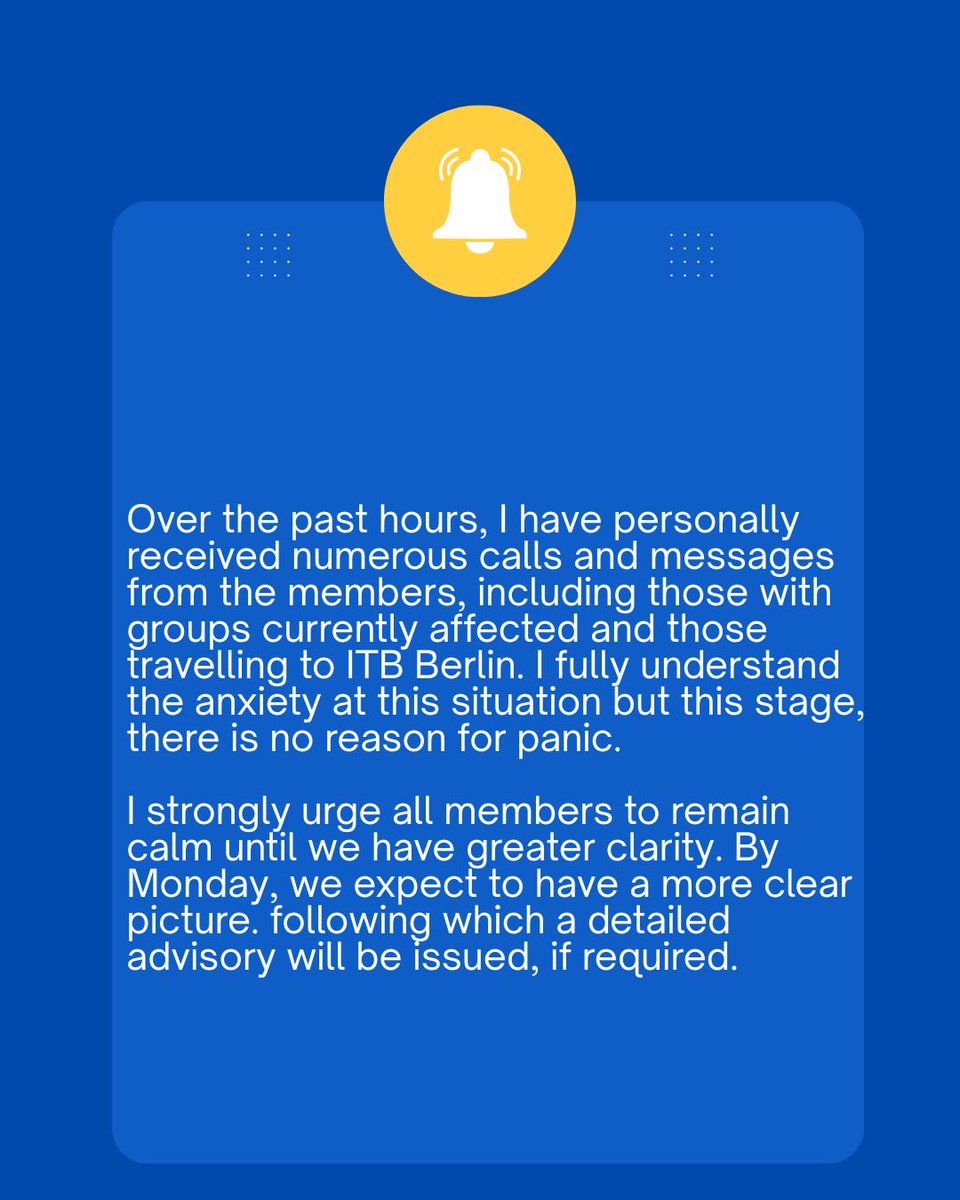 The Indian Association of Tour Operators tweet media