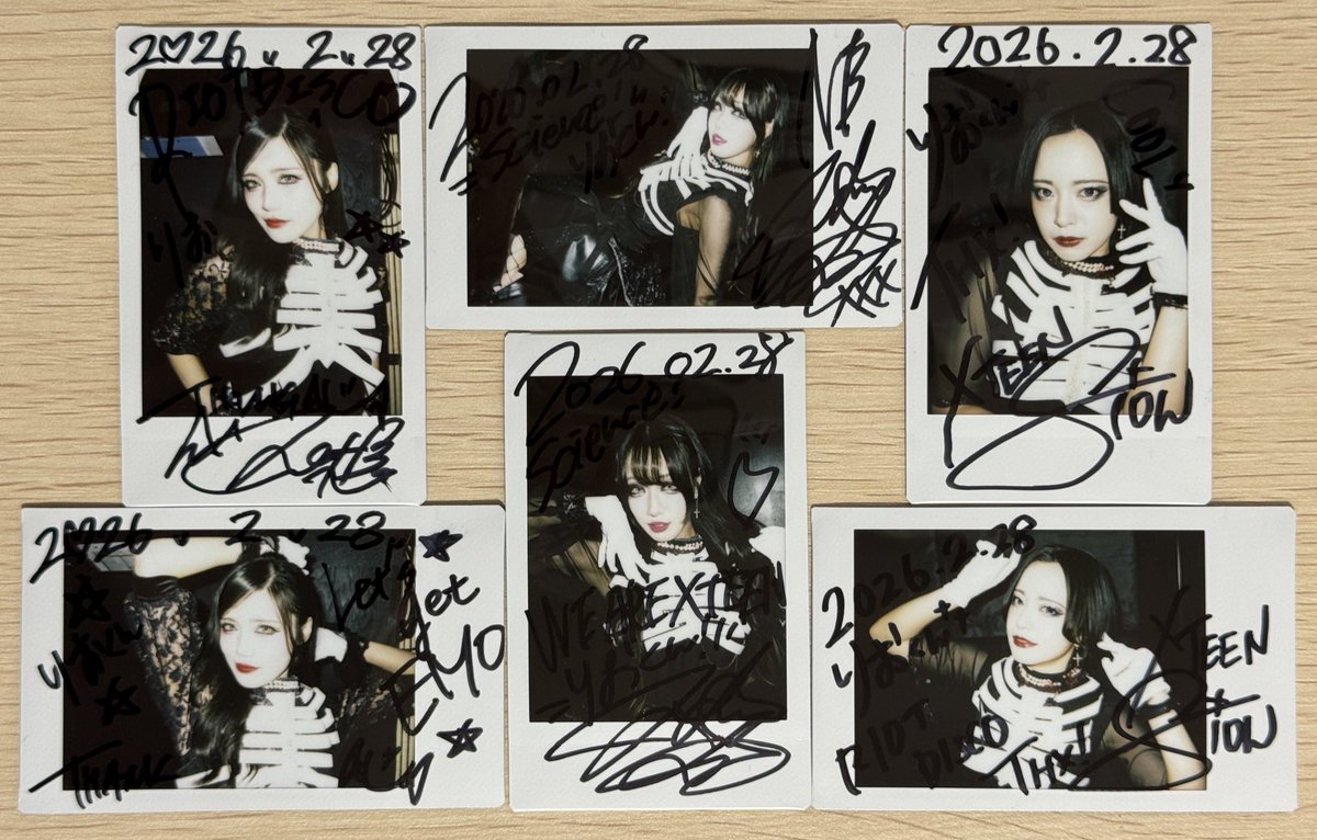 キズ チェキ② 今日のチェキ② XTEENさん 先日の名古屋以来、3週間ぶり2度目の参戦