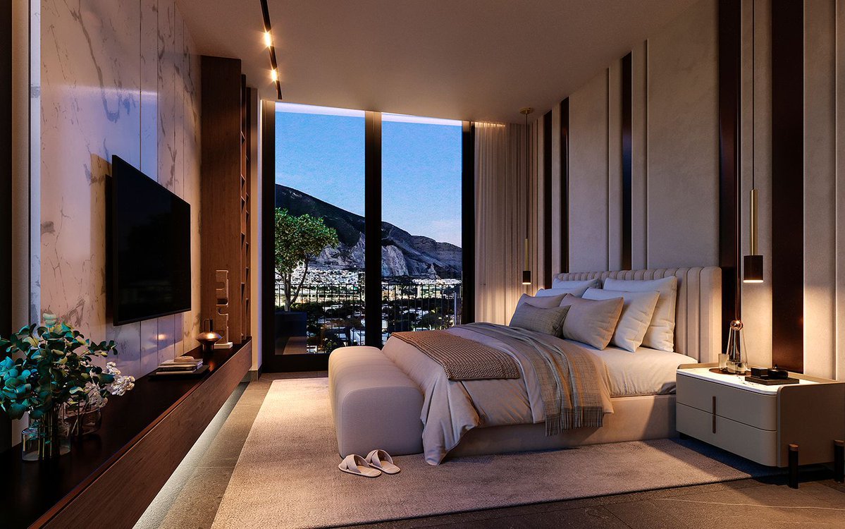 Magnolia I 2024 I Recámara I Multifamiliar I San Pedro Garza García I <a href="/esento/">semih esen</a>.mx @magnoliasanpedro I #magnolia #monterrey #sanpedrogg #arquitectura #rdlparquitectos #rdlp #esento #arquitecturamexico #arquitecturamexicana #arquitectosmexicanos