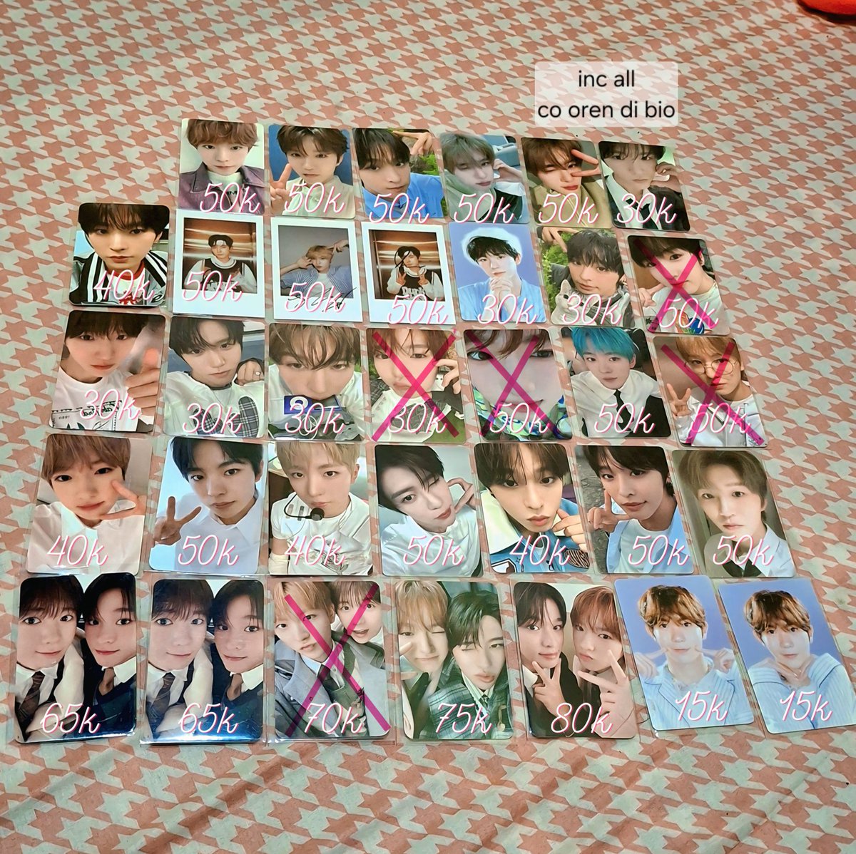 arrazera's tweet photo. WTS // WANT TO SELL

💫 INA 
💫 🍊 artikasr_
💫 HARGA INC ALL
💫 FULL CO/SPLITPAY
💫 KEEP WITH DP 50%

🏷 photocard pc nct wish sion riku yushi jaehee ryo sakuya murah
https://t.co/D4RRPEfJaY https://t.co/XMXVaMJdQR