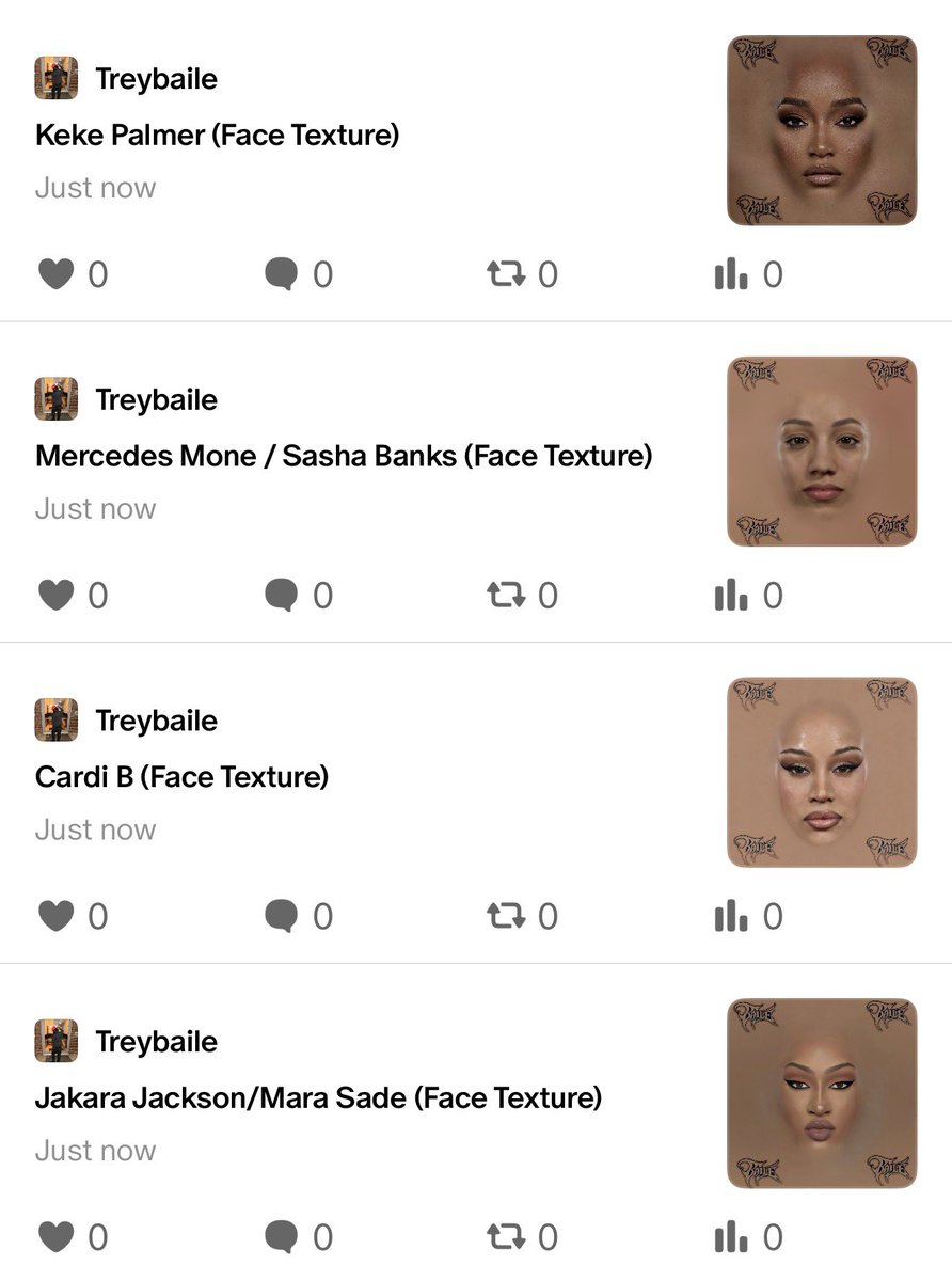 Just dropped 4 new textures, Goodmorning 🔥 

Patreon.com/Treybaile #WWE2K26