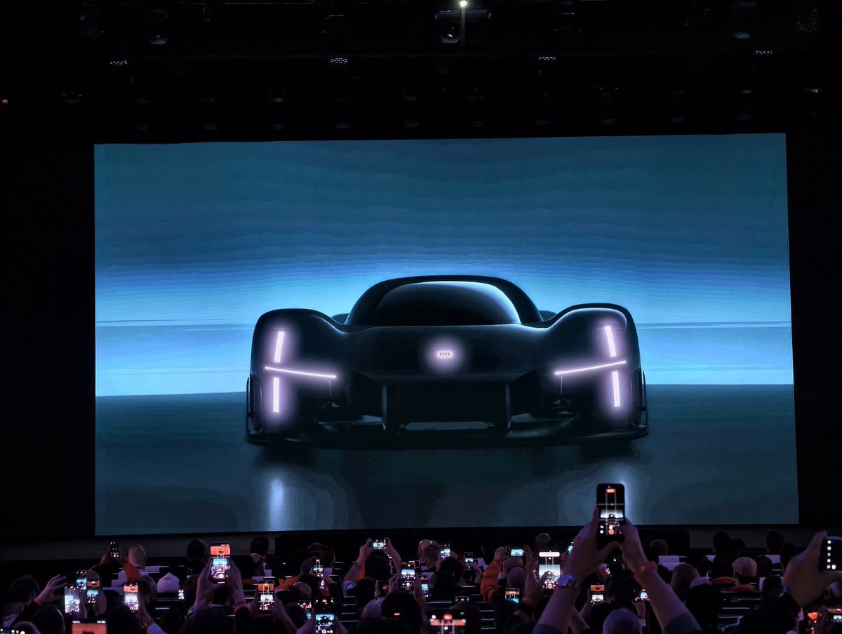 Xiaomi just unveiled their first supercar: the Xiaomi Vision GT!

#MWC2026