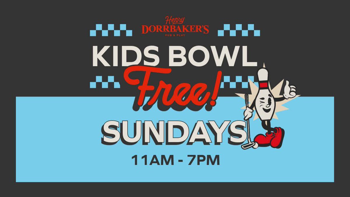 Free bowling for the kids? Yes, please! 🎳 Check out Henry Dorrbaker’s Sunday deal from 11 AM–7 PM. It’s the perfect way to spend a family Sunday in Beloit. #Home2Suites #BeloitWI #VisitBeloit #SundayFunday